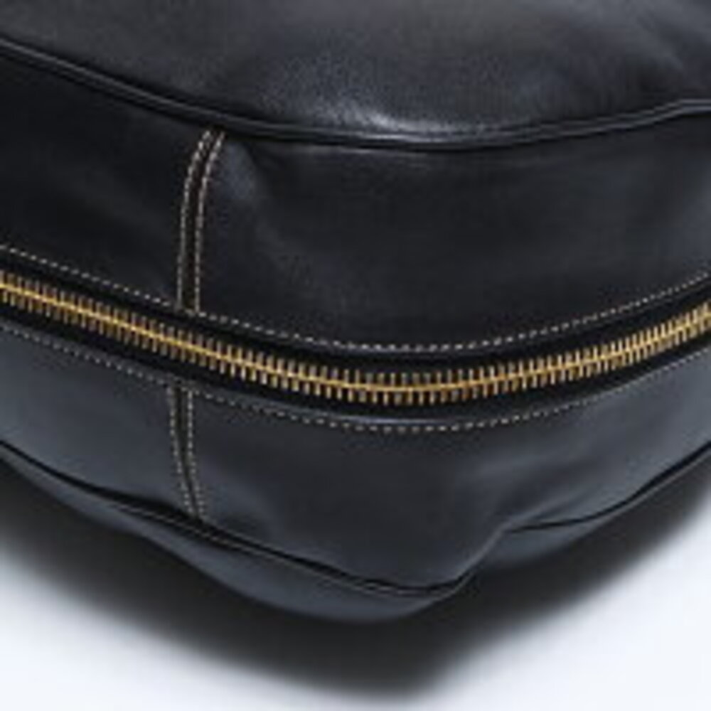 Prada Leather Shoulder Bag Black - Picture 7 of 13